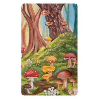 Mushroom Folk Oracle kortos Blue Angel